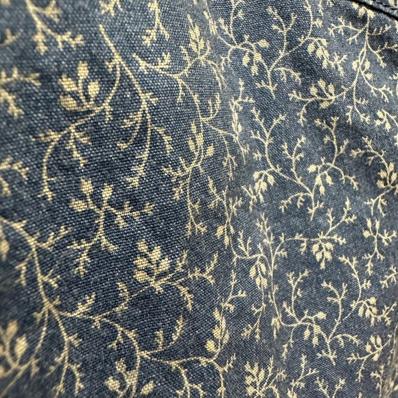 Lauren Ralph Lauren Women’s Blue Button-Up Shirt Top Blouse Sz 1X - Picture 4 of 7